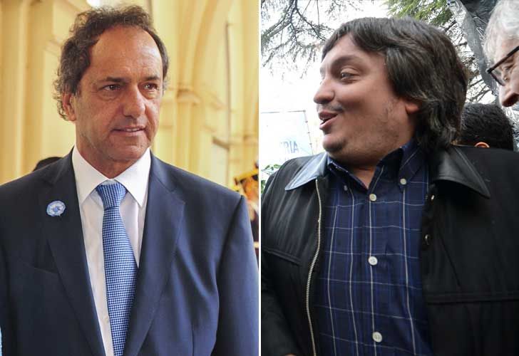Scioli aseguró que siente "afecto" por Máximo Kirchner