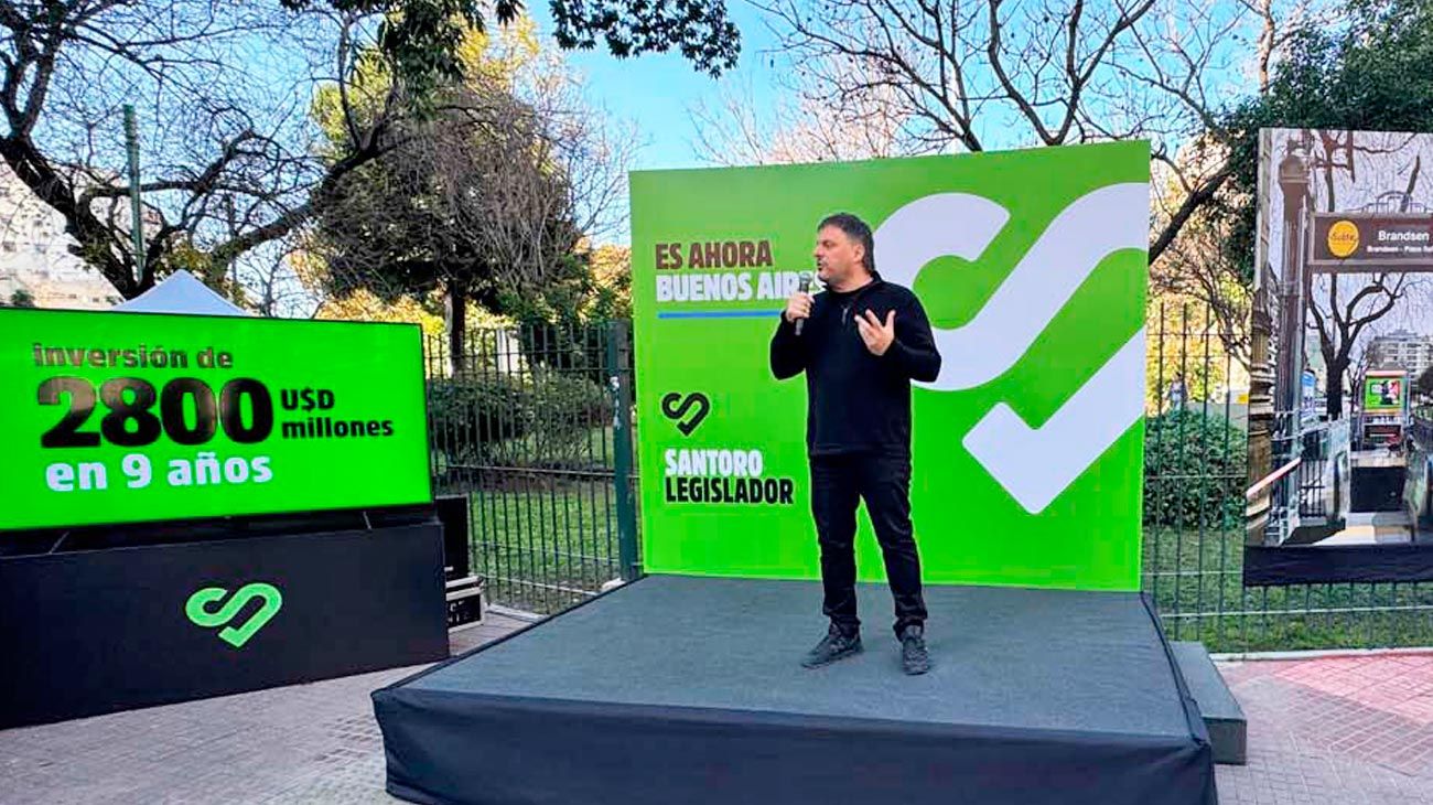 Santoro: “Fuimos rompiendo el techo en la Ciudad elección tras elección”