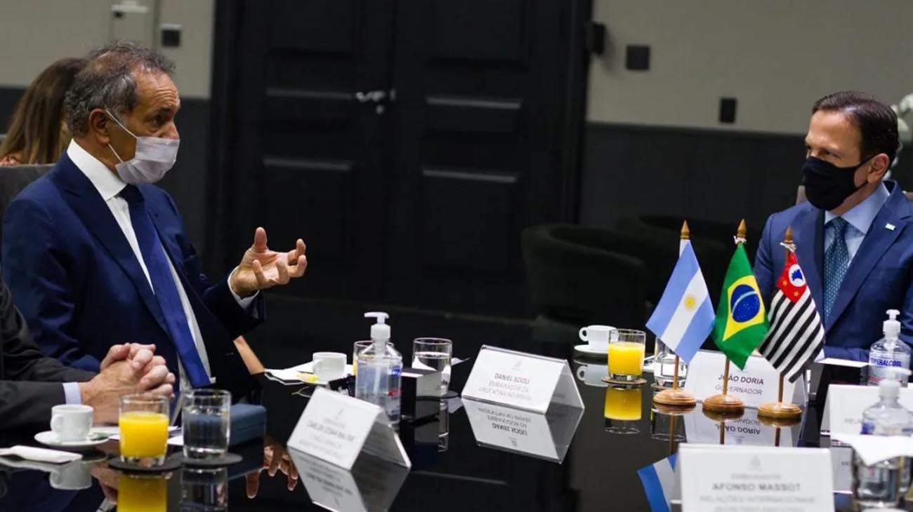 Scioli-Doria: los compromisos entre el gobierno de San Pablo y la Argentina