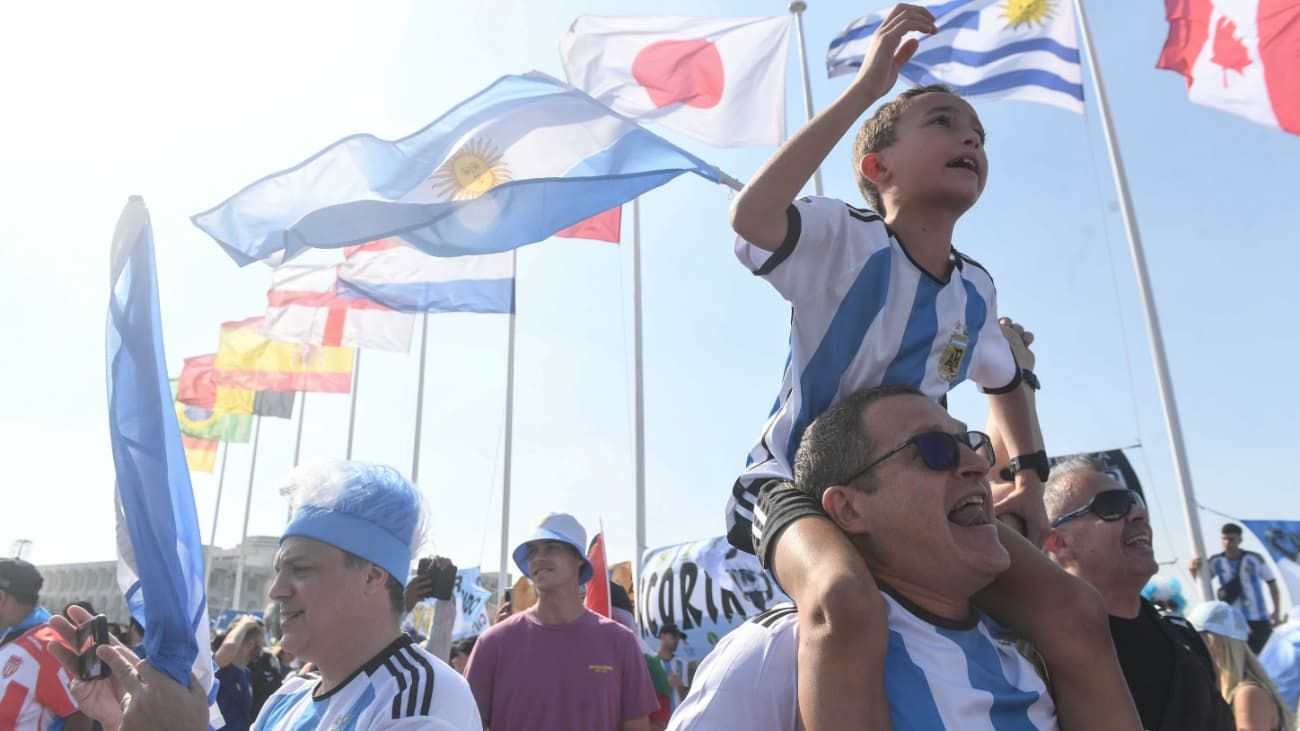 Argentinos en Qatar realizarán una caravana a Lusail para apoyar a la Selección