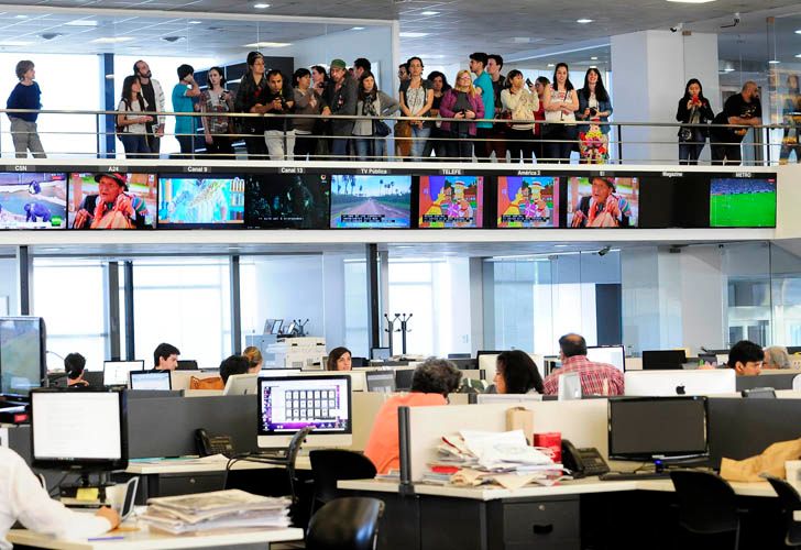 Participantes del Open House visitaron la Editorial Perfil