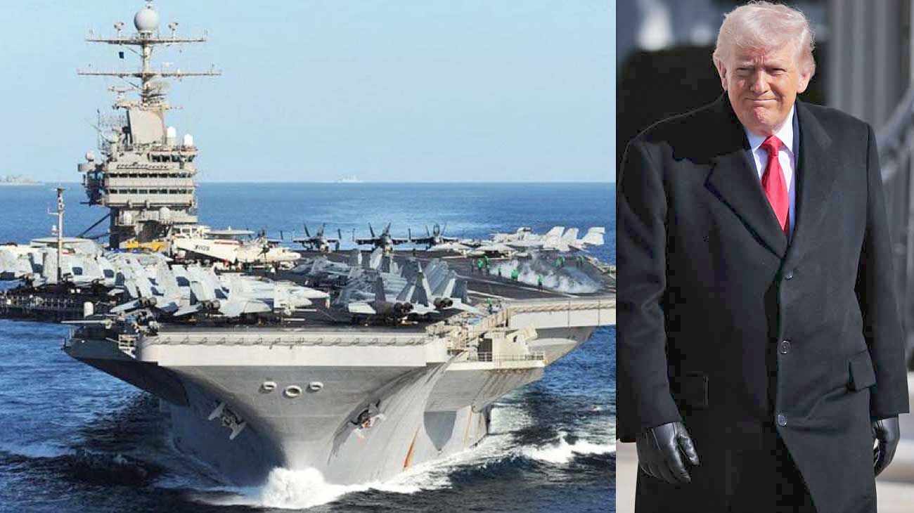Trump incrementa la amenaza contra Irán con el envío de un segundo grupo de portaaviones