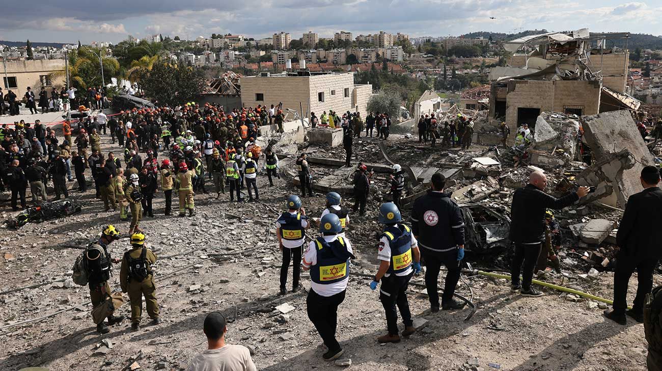 Represalias de Irán: 9 muertos tras un ataque en Israel, cerca de Jerusalén