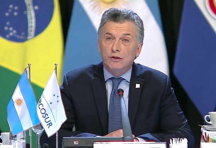 Macri dijo que hay que "suspender definitivamente" a Venezuela