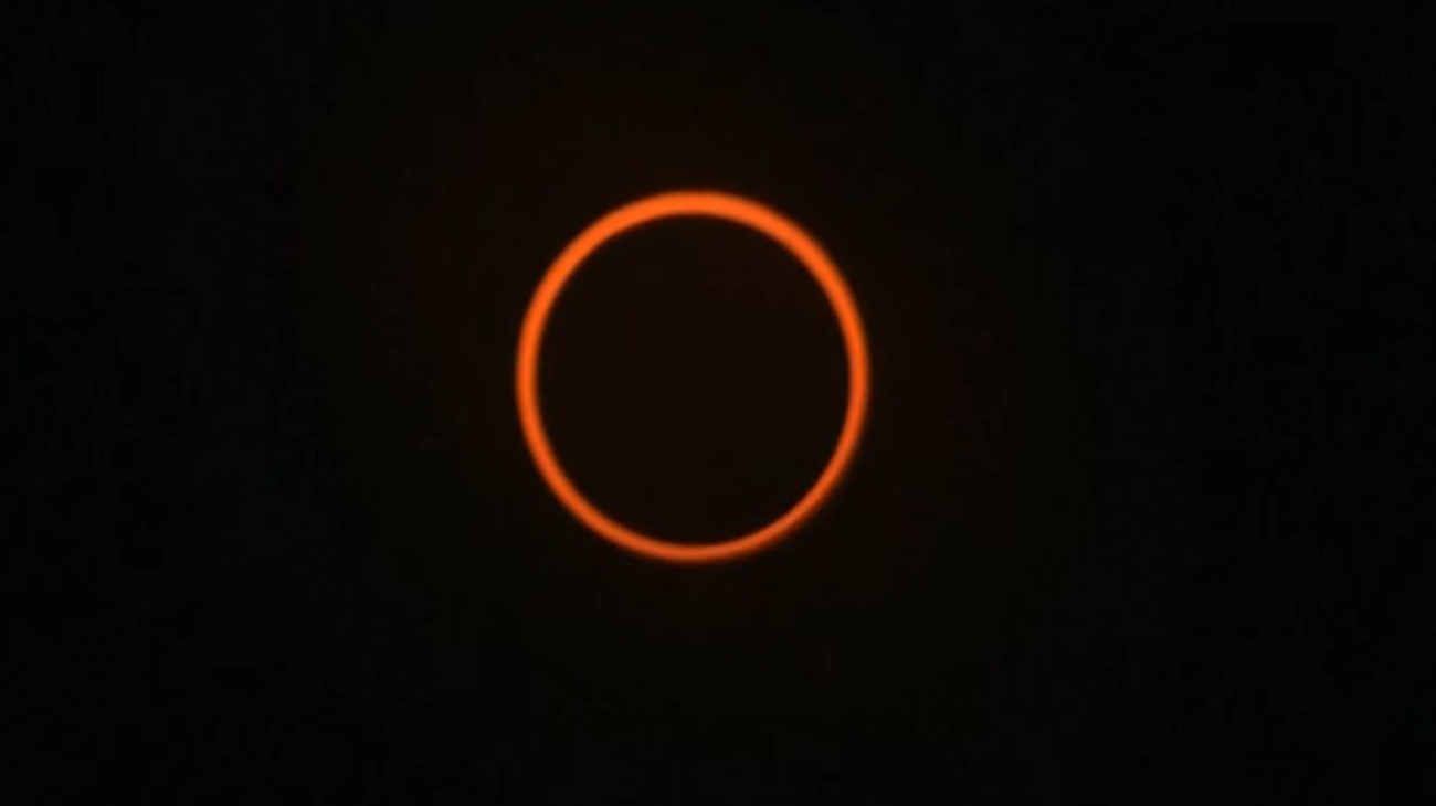 Cómo fue el Eclipse solar anular que se vio desde Argentina