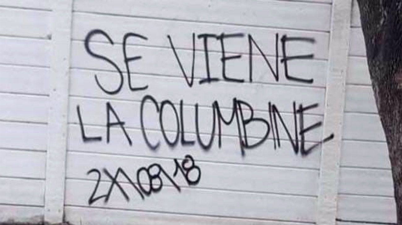 Amenaza de masacre en una escuela de Llavallol: "Se viene Columbine"