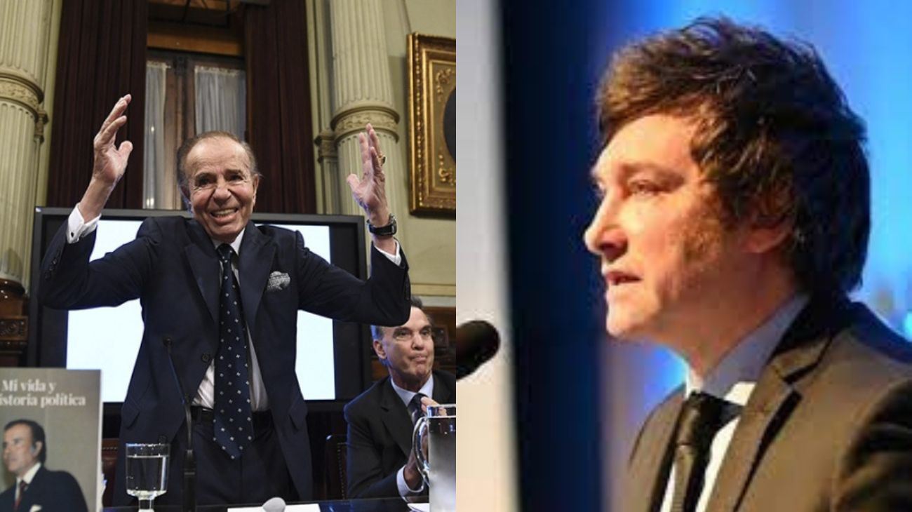 Poco días antes de morir, Menem recibió a Javier Milei