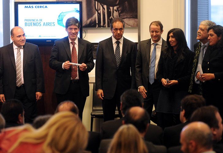 Scioli: "O se está con el modelo o no se está, no se está medio embarazada"