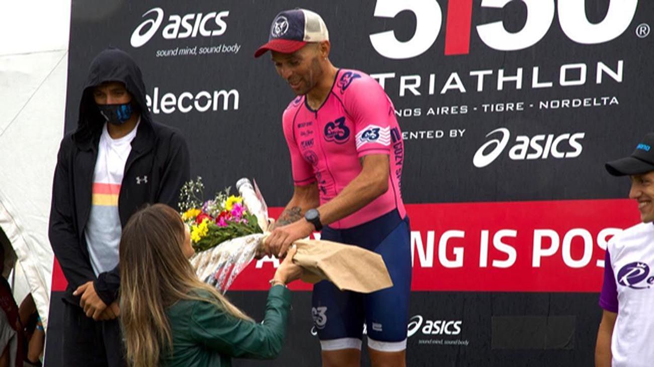 Malena Galmarini entregó los premios IronMan 5150