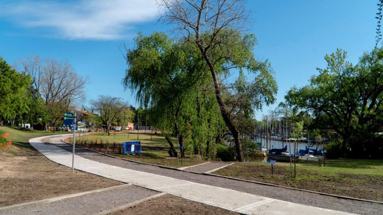 San Isidro inauguró el primer sector del Parque Público del Puerto