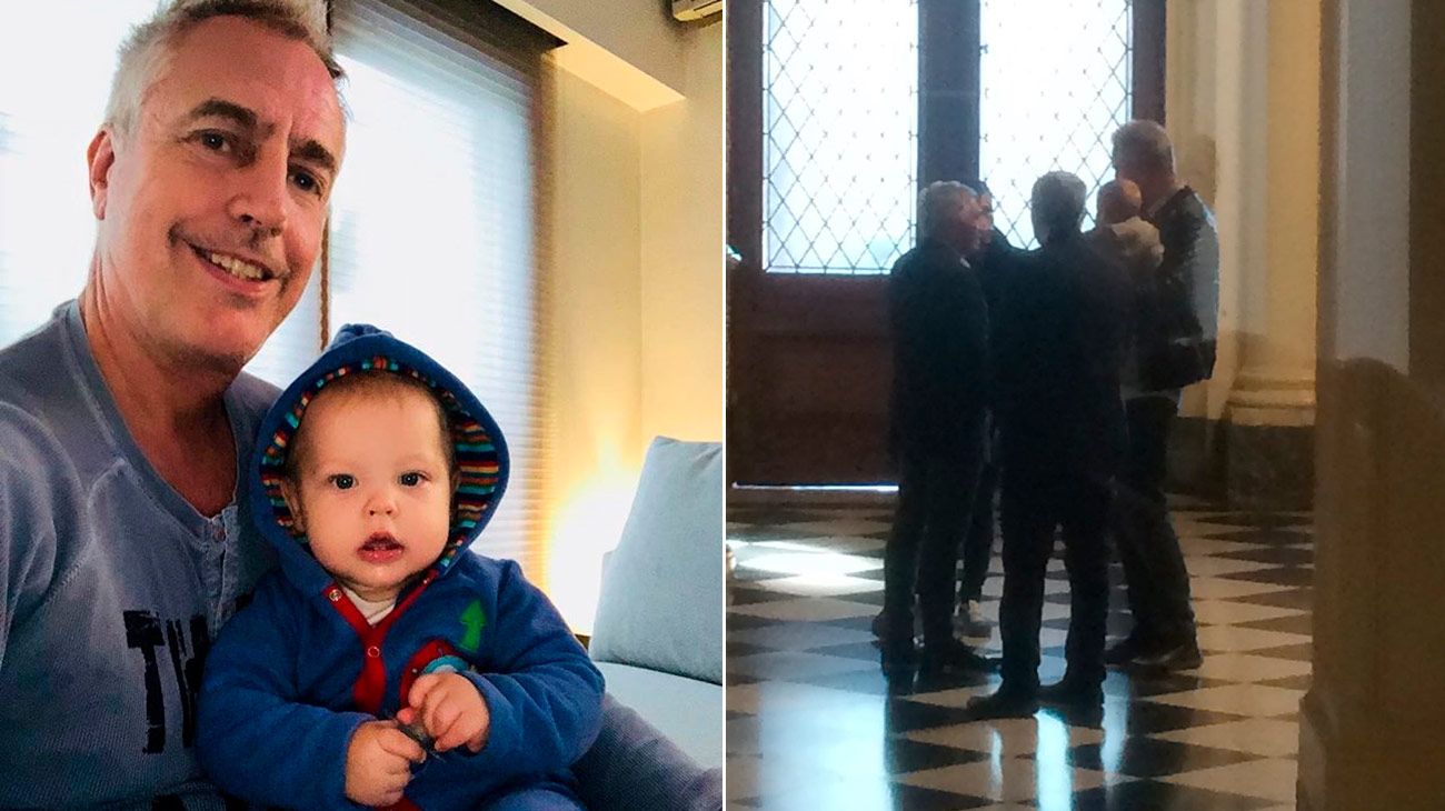Macri se hizo tiempo para hacer de guía de Marley y Mirko en la Casa Rosada