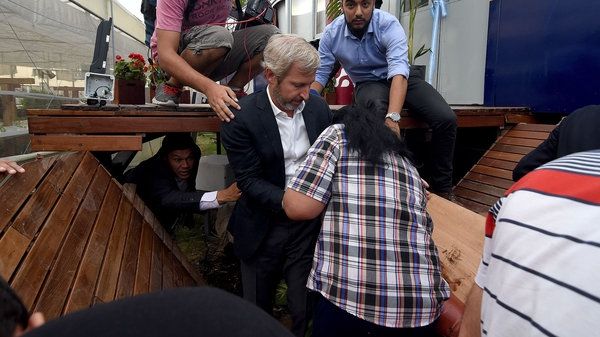 Vídeo: se derrumbó el restaurante de Margarita Barrientos