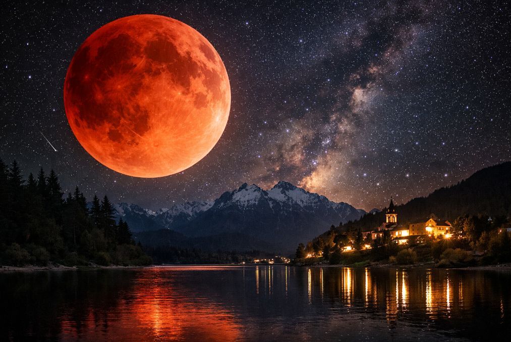 Luna roja 2026: Argentina tendrá un lugar privilegiado para observar el eclipse lunar total