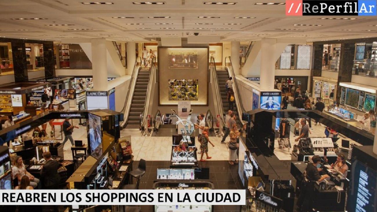 Cómo funcionarán los shoppings porteños en la "nueva normalidad"