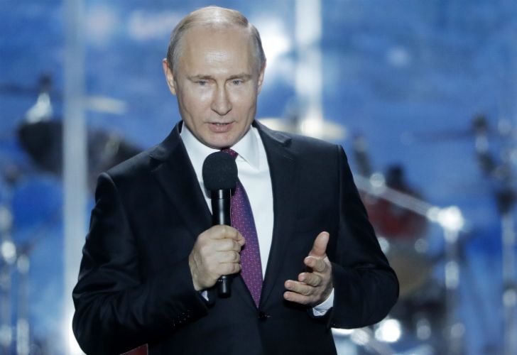 Putin busca la reeleción: "Un presidente fuerte, un país fuerte"