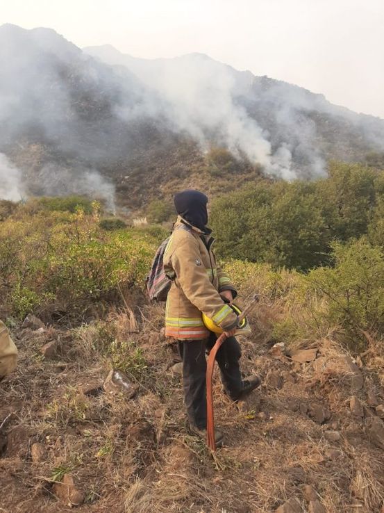 Un incendio afectó 1.700 hectáreas de las sierras de San Luis