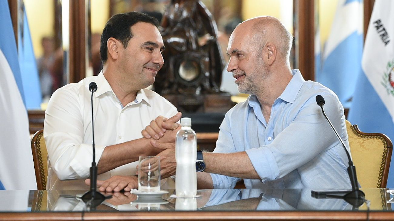 Larreta se reunió con el gobernador Valdés y criticaron "el ataque a la Corte Suprema"