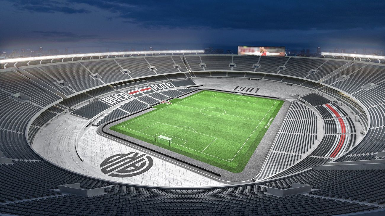 River Plate: así avanzan las obras en el estadio Más Monumental
