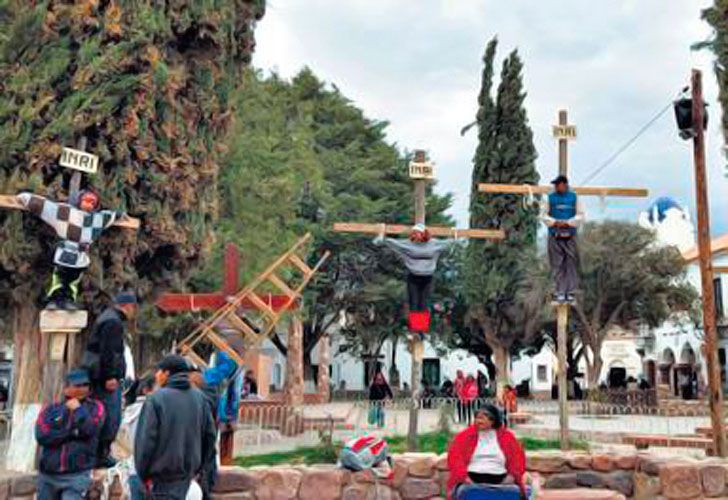 Escándalo en Jujuy por la falsa crucifixión de un nene de 9 años