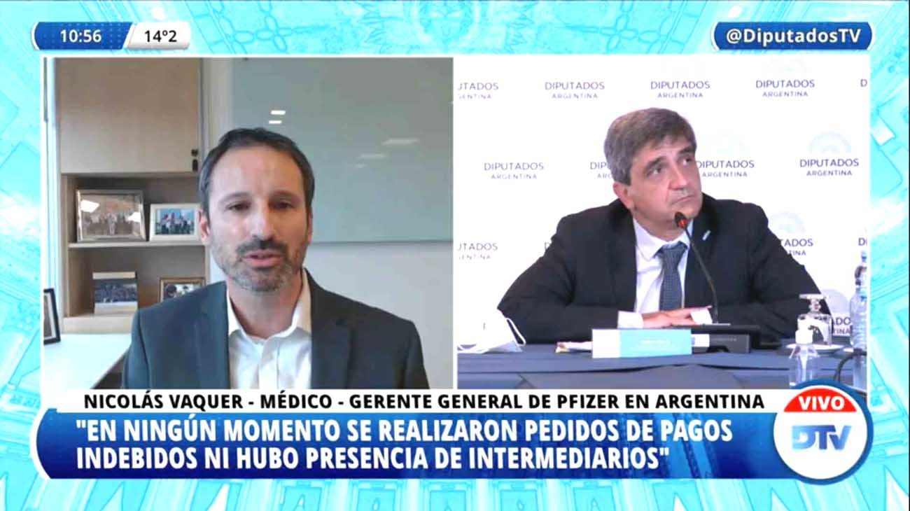 Pfizer aclaró que “en ningún momento hubo pedido de pagos indebido ni intermediarios”