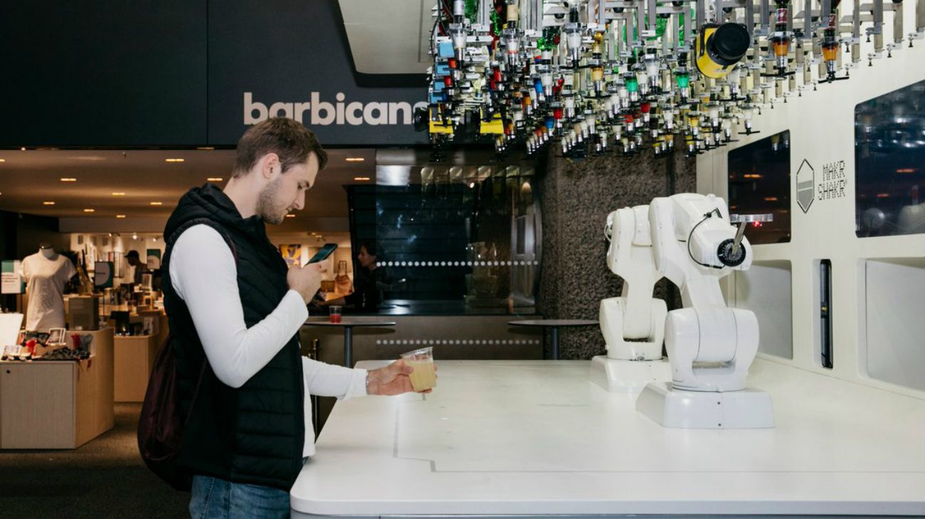 Efecto pandemia: robots podrían reemplazar a los bartenders