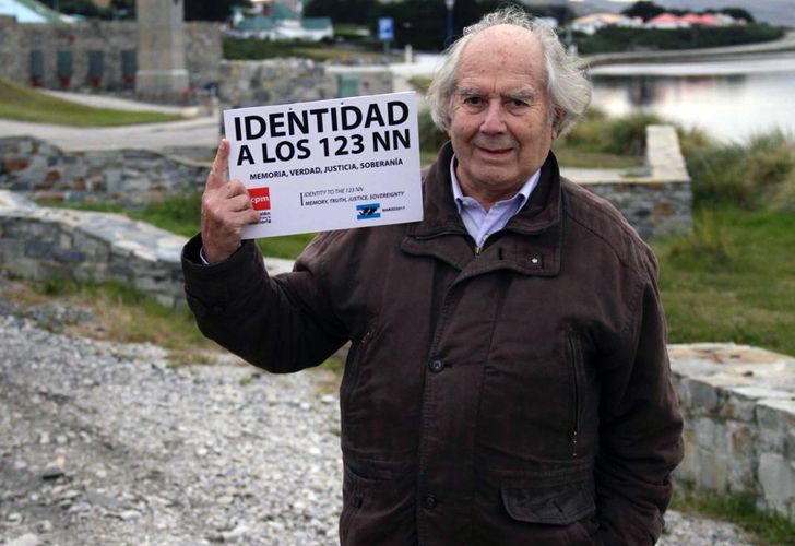 En Malvinas, Pérez Esquivel y Cortiñas buscan el diálogo con los isleños
