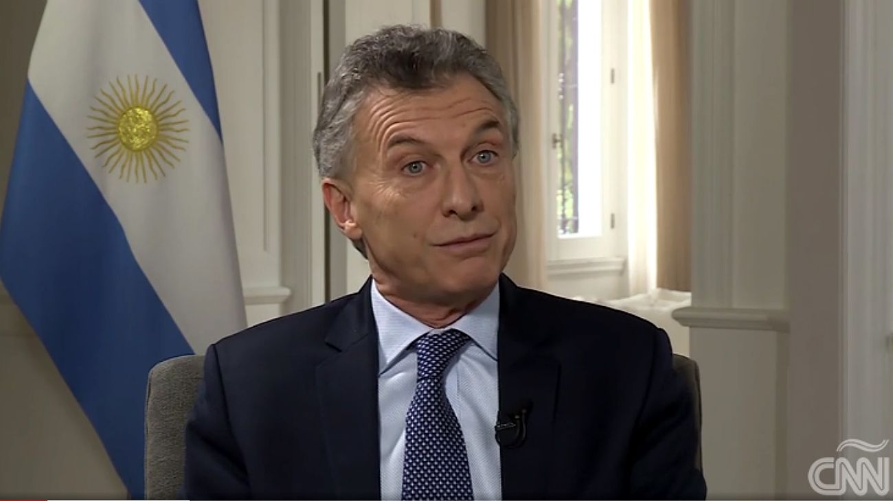 Entrevistado en CNN, Macri afirmó que la Argentina "no va a defaultear"