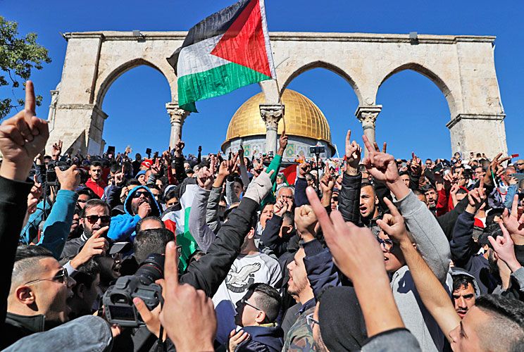 Por Jerusalén, el ‘Día de la Ira’ enfrentó a palestinos e israelíes