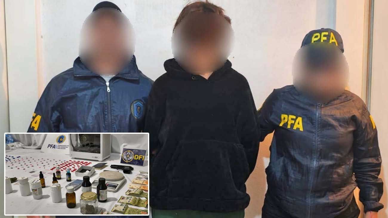 Vendía drogas de diseño por redes ytenía un punto de acopio en Constitución