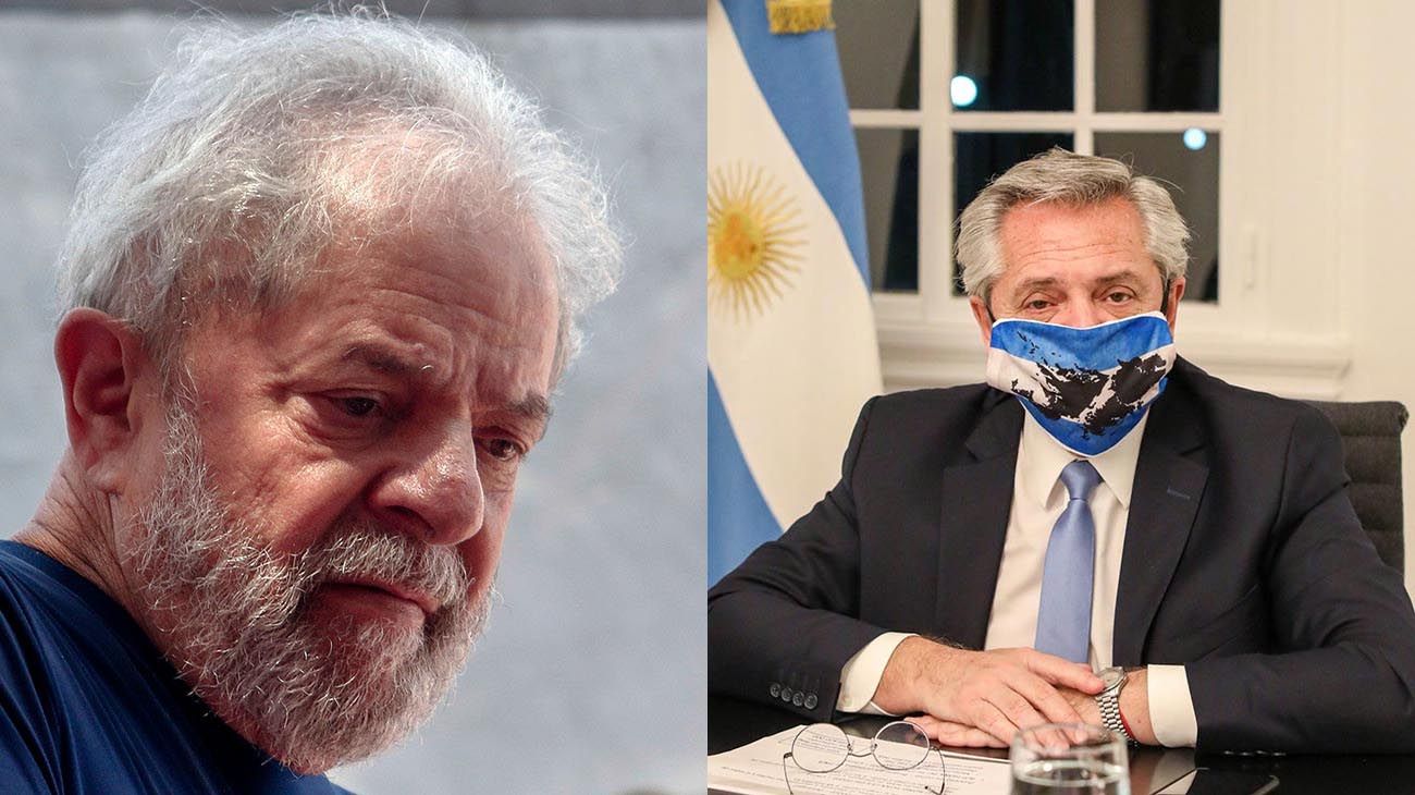 Lula agradeció a Alberto Fernández y al papa Francisco