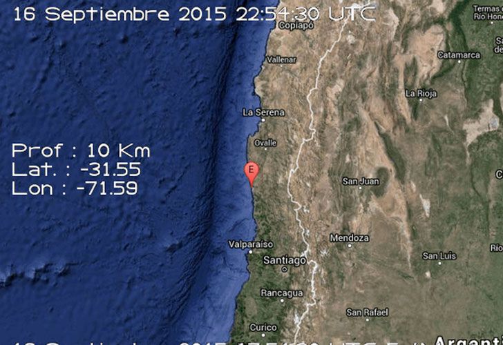 Chile | Otra réplica del sismo en el mismo lugar