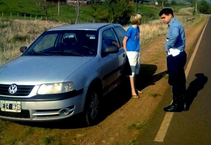 Tiene 11 años y lo detuvieron por manejar