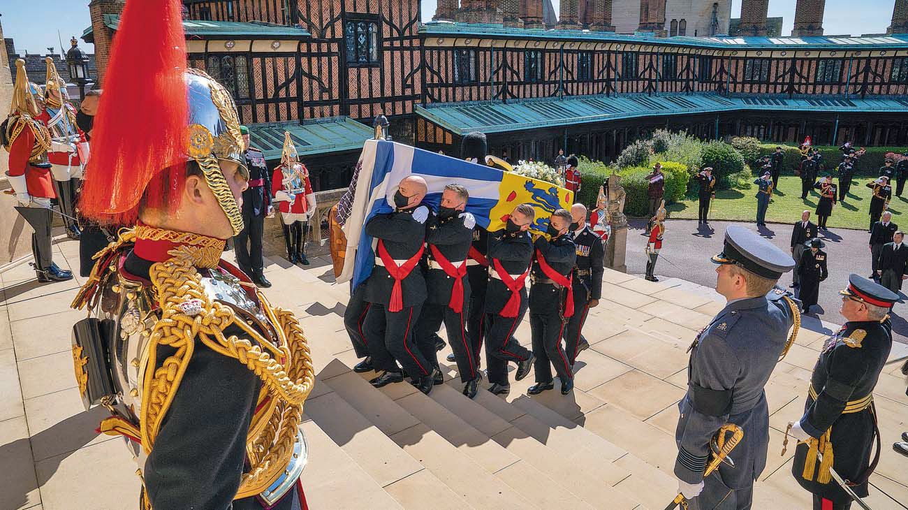 El funeral de Felipe de Edimburgo congregó solo a sus familiares