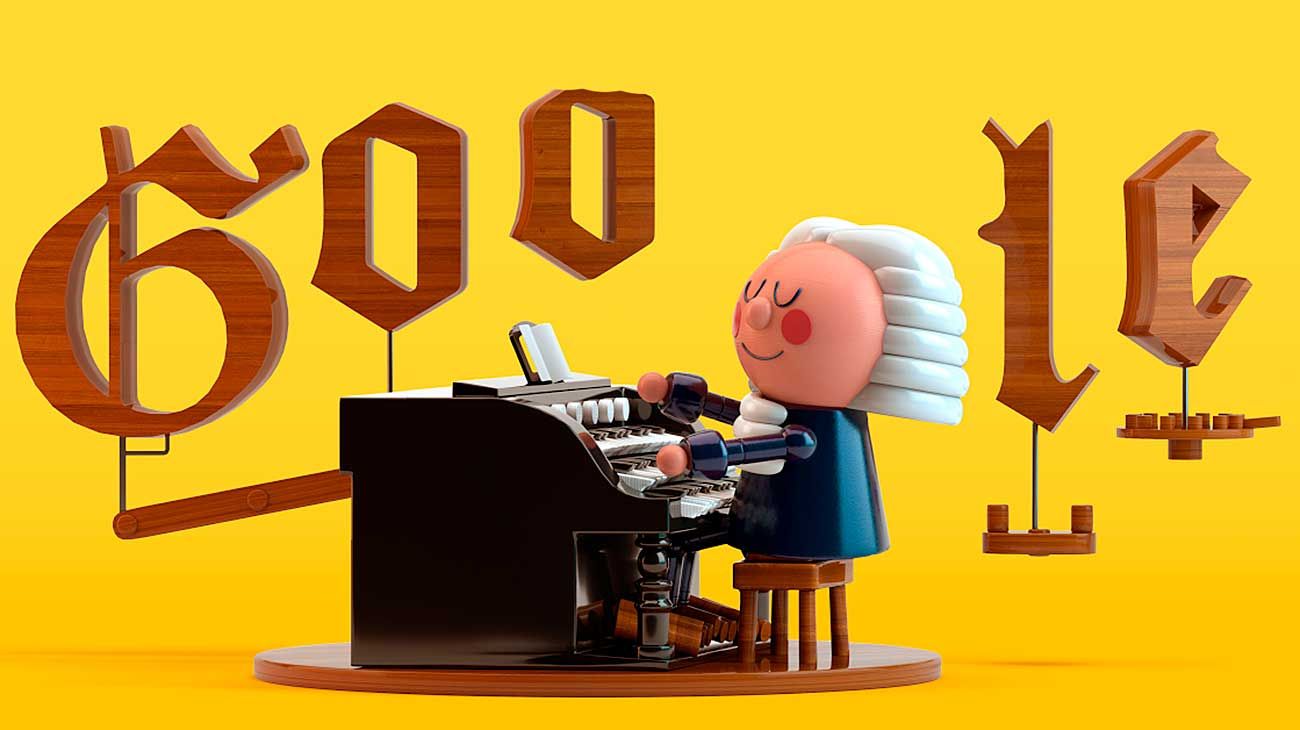 Google rinde homenaje a Bach con un Doodle capaz de crear música