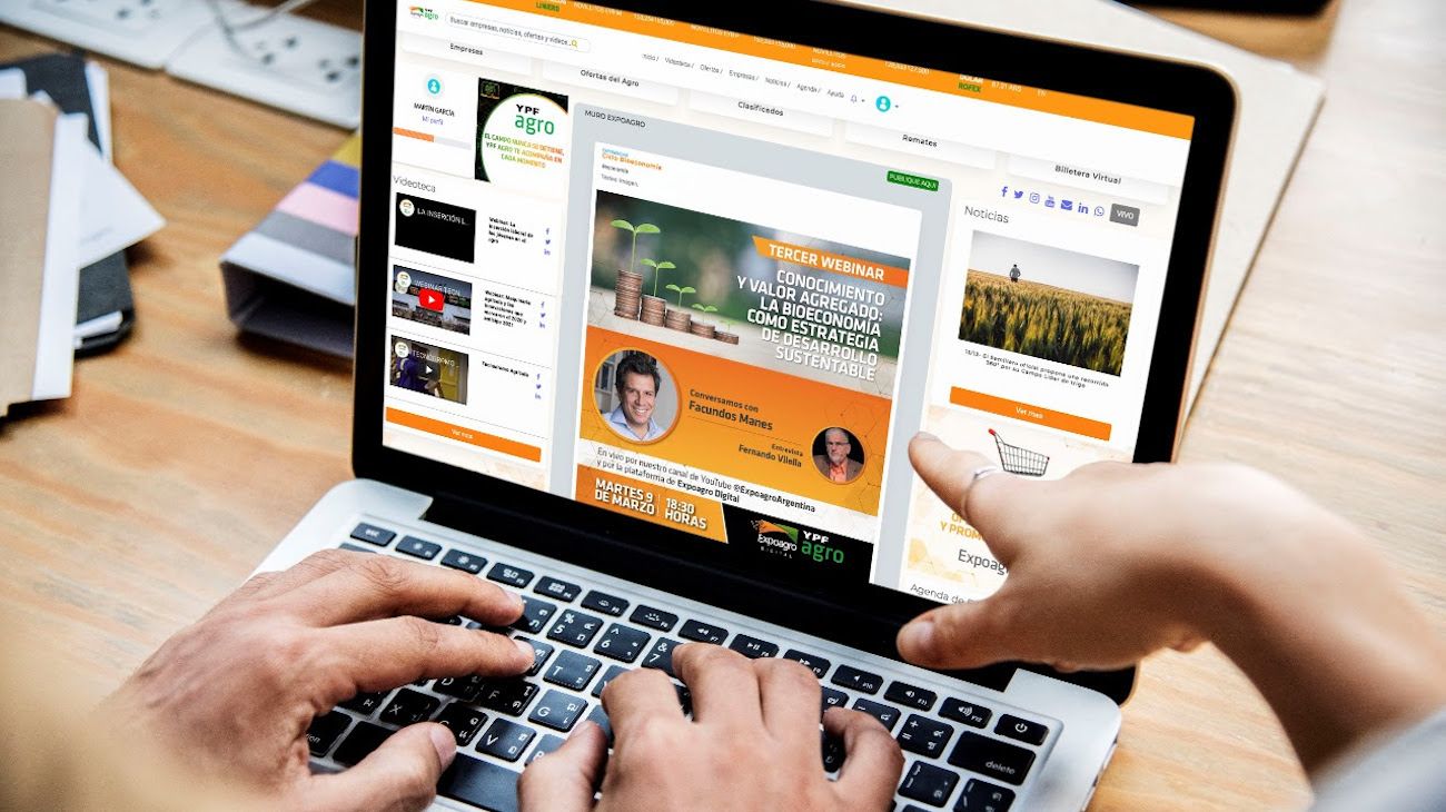 Lanzan la nueva plataforma Expoagro Digital YPF Agro