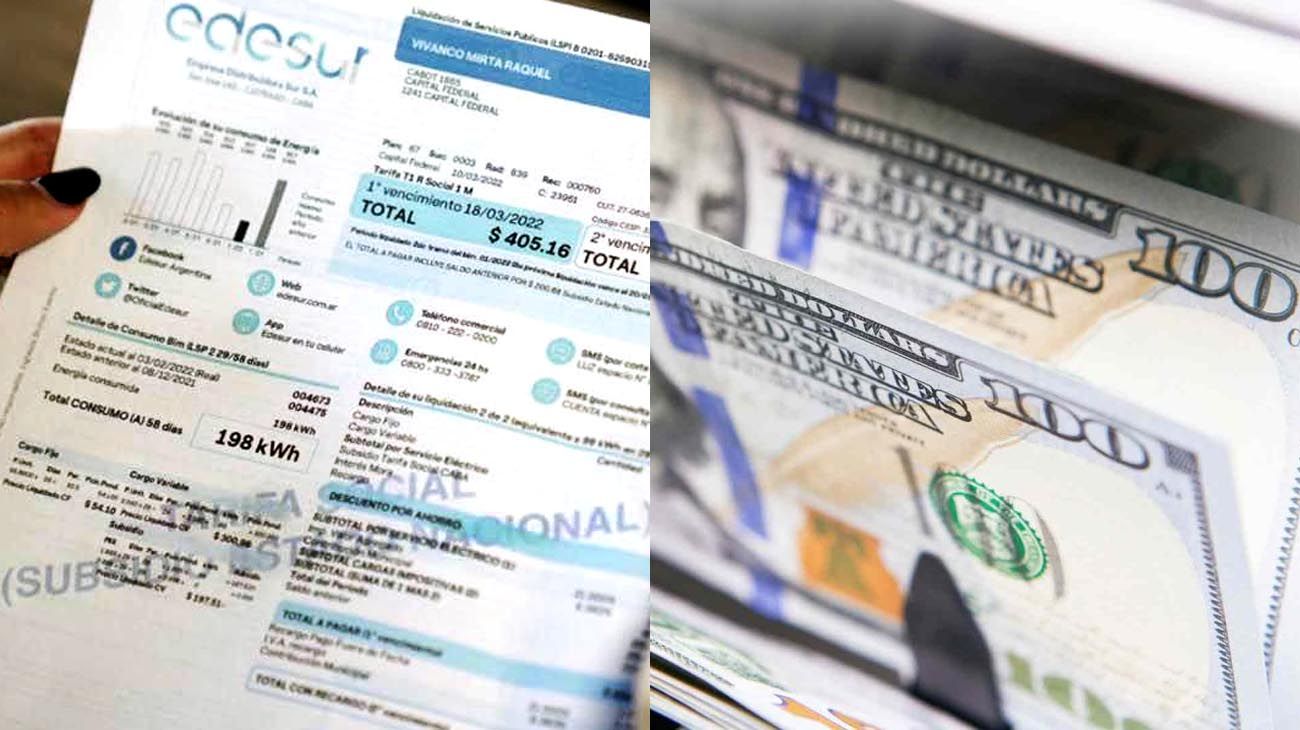 No podrán comprar dólares los usuarios con subsidios en luz, gas y agua
