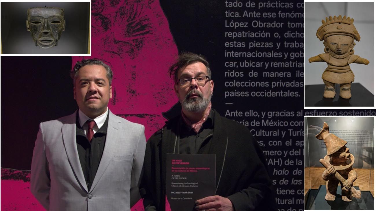 México recupera piezas arqueológicas robadas