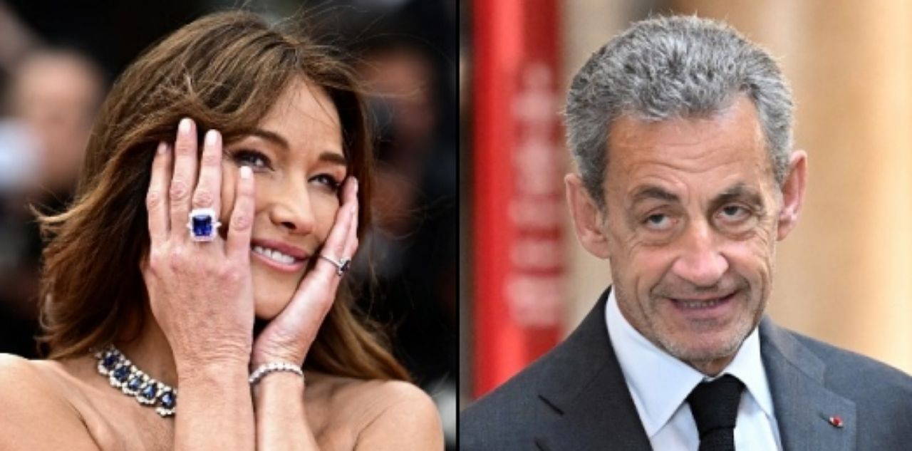Carla Bruni luce joyas en Cannes, y Nicolas Sarkozy, condenado, un brazalete electrónico