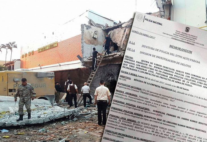 Hubo "francotiradores" y bombas molotov en el asalto en Paraguay