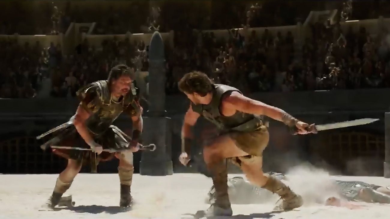 "Gladiador 2": al servicio del espectáculo