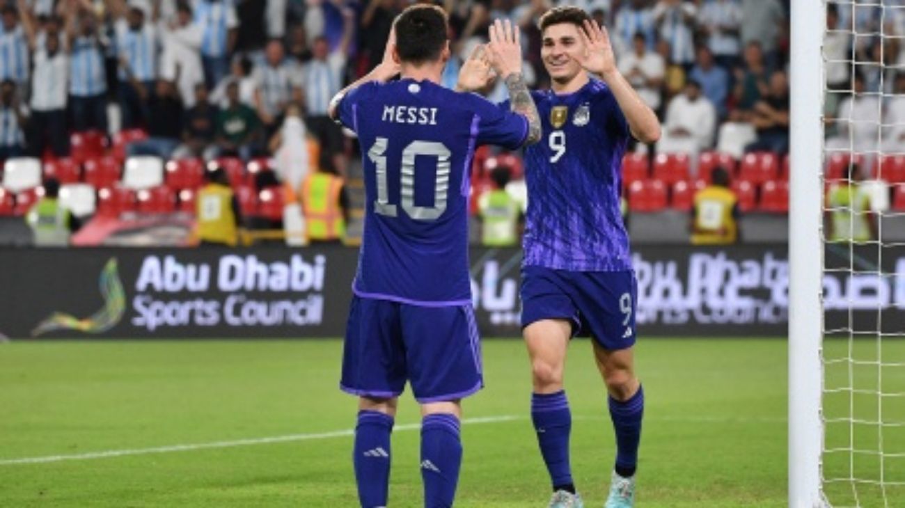 La Selección Argentina ganó, gustó y goleó