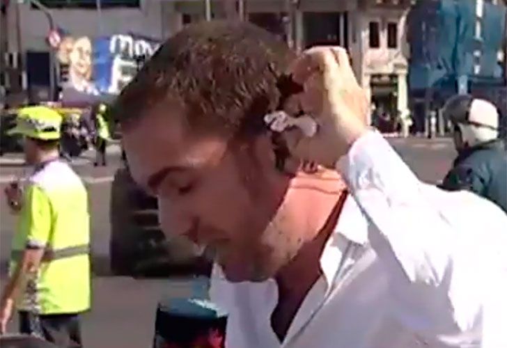 Agredieron a un cronista de TN durante una marcha