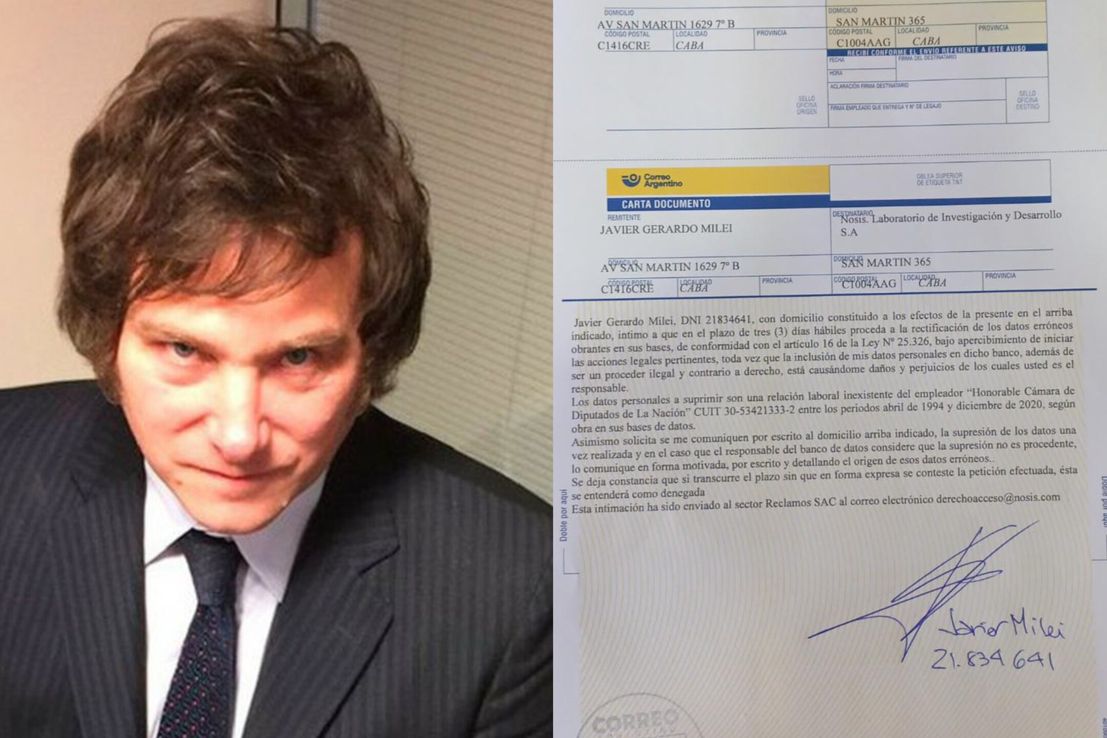 Javier Milei denunció a Nosis por su registro laboral tras el cruce por "la casta" con Roberto Cachanosky