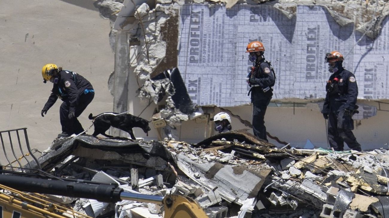 Tragedia en Miami: ya son 9 las víctimas fatales tras el colapso del edificio de Surfside