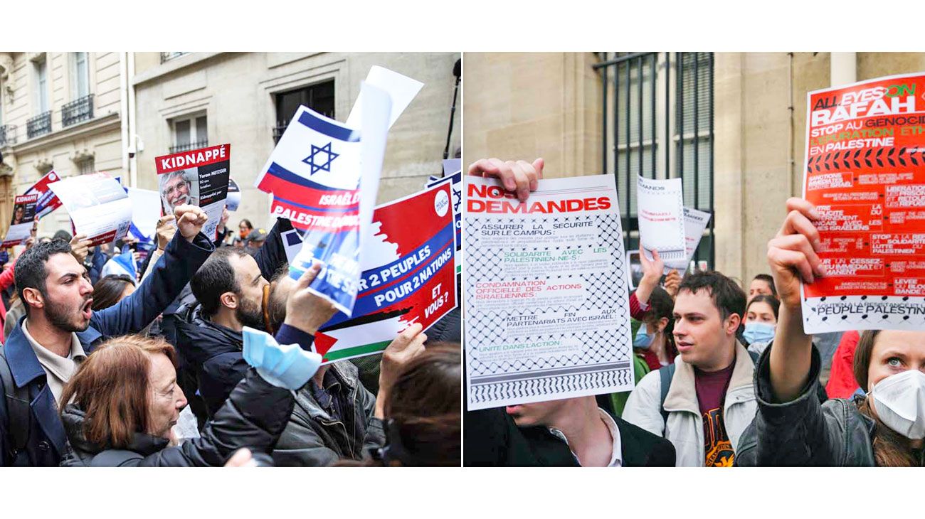 Las tomas universitarias a favor de Palestina llegan a Sciences Po