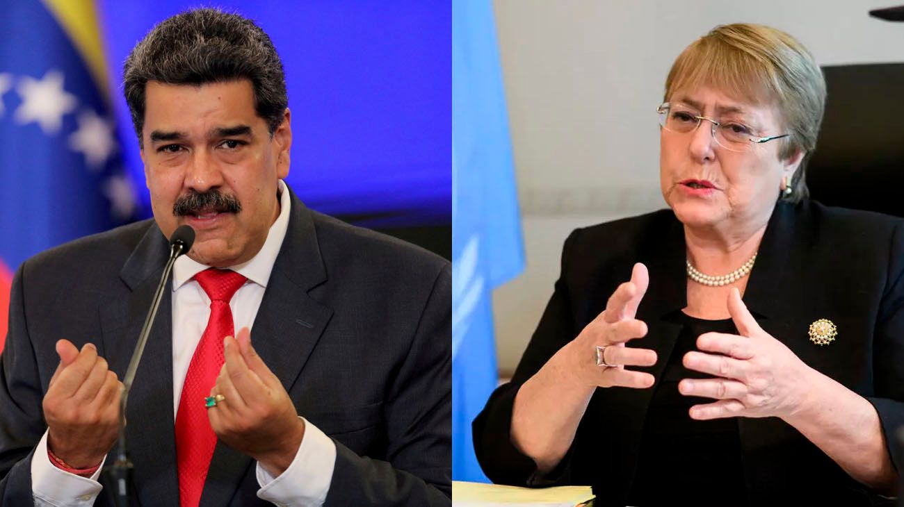 Michelle Bachelet pidió a Nicolás Maduro rendir cuentas sobre la represión