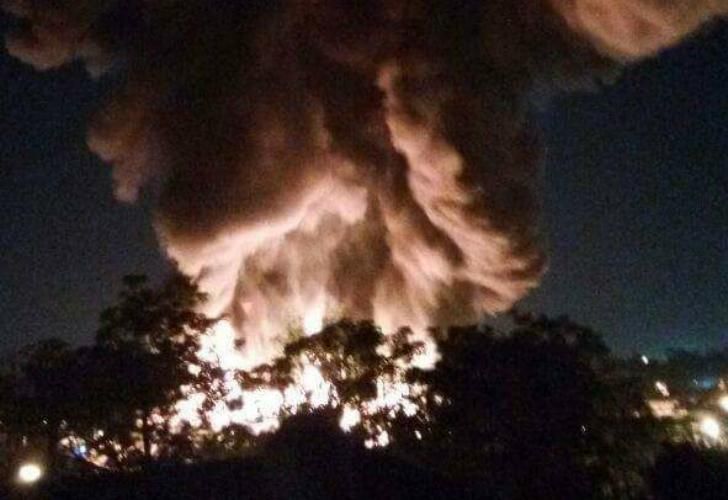 Voló una fábrica de perfumes y provocó un infierno en Talar de Pacheco