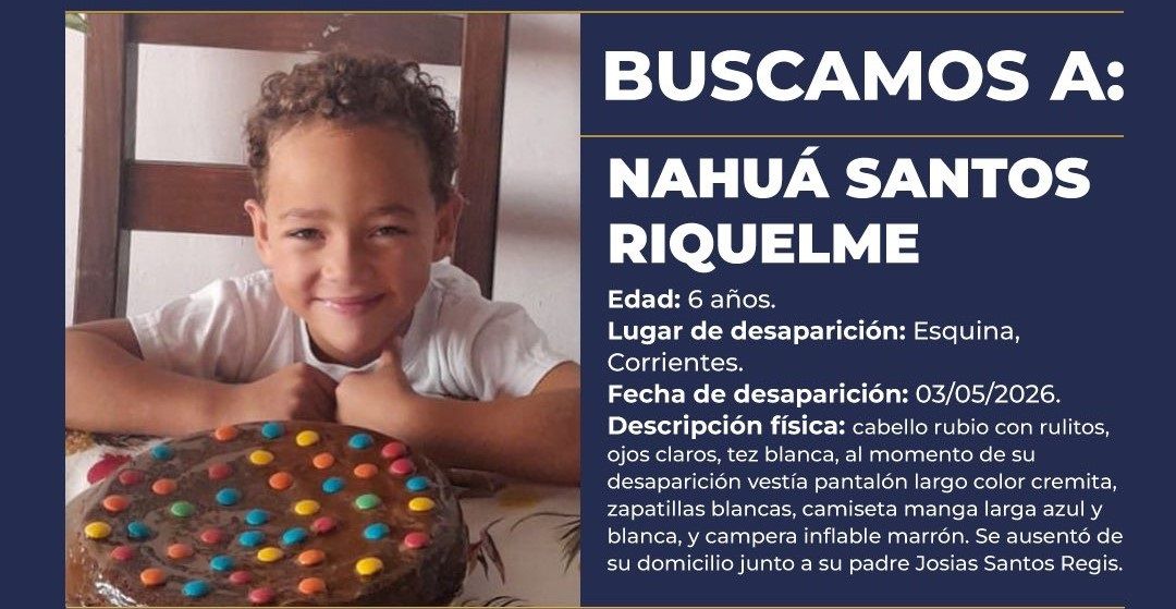 Alerta Sofía: buscan intensamente a Santos Riquelme Nahua, el niño sustraído por su padre tras un tiroteo