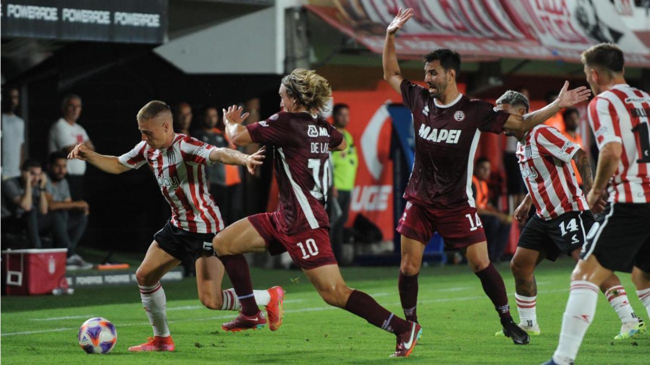 Lanús venció 2 a 0 a Estudiantes y es el único líder