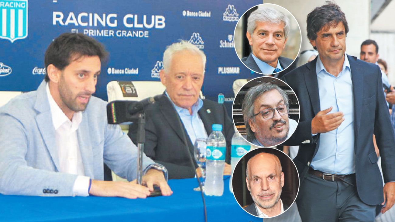 Elecciones en Racing: Milito duda, Blanco se entusiasma y Lacunza espera